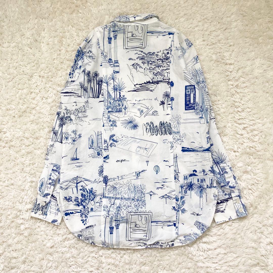 極美品✨ポールスミス 落書き風 シャツ 長袖 40