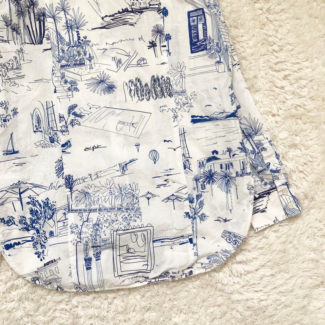 極美品✨ポールスミス 落書き風 シャツ 長袖 40