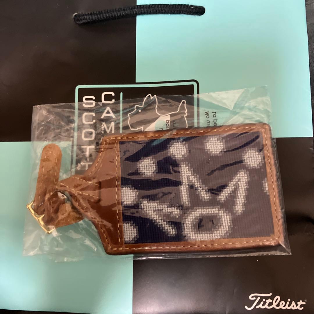 ラウンド用品・アクセサリー Scotty Cameron Cropped Crown Luggage Tag