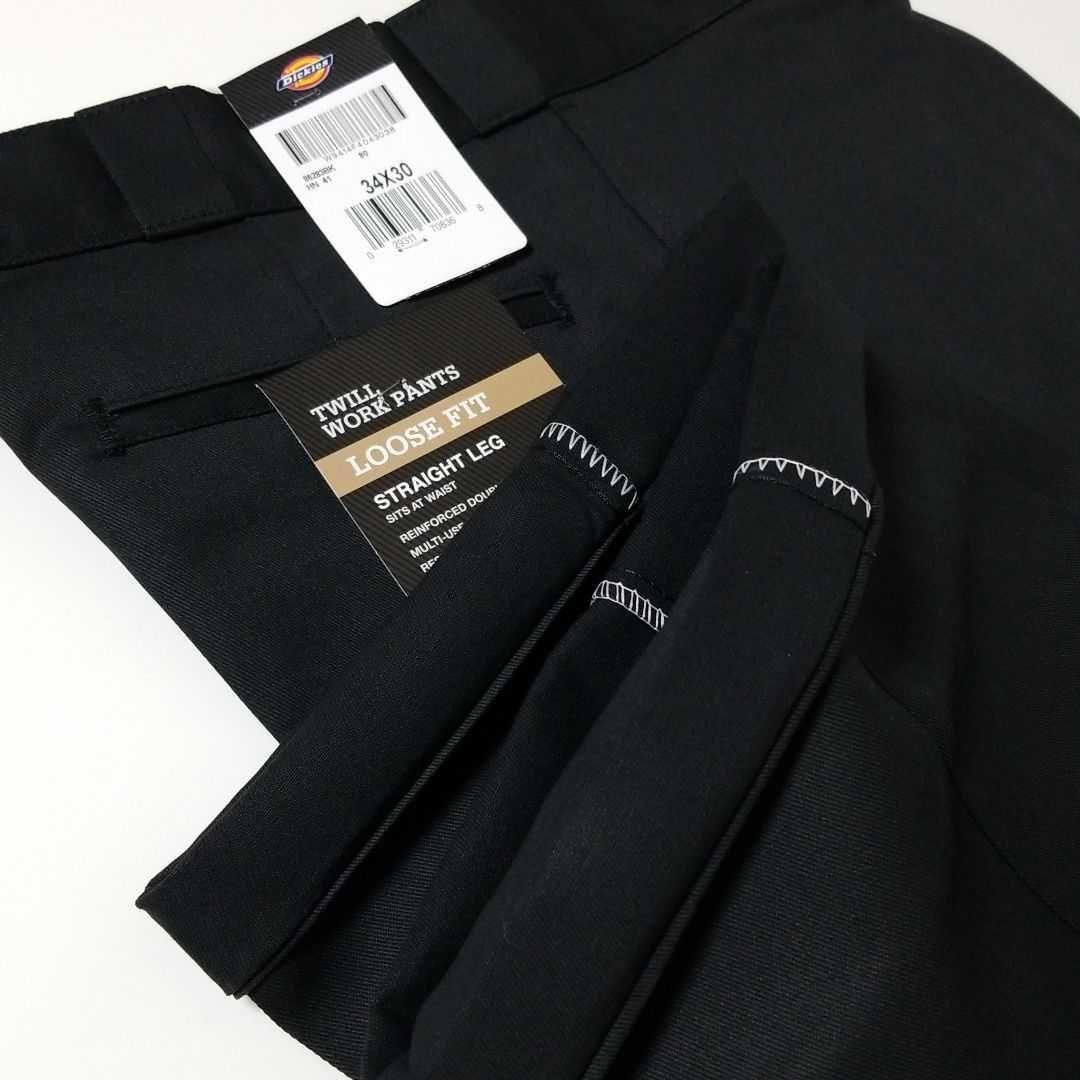 34×30【新品・未使用】ディッキーズ　ダブルニー　85283　BLACK