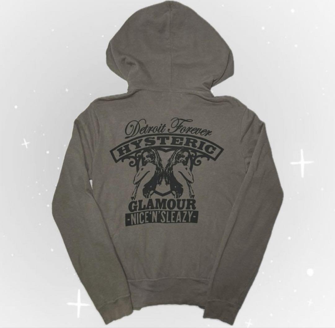 hysteric glamour ヒスガール ジップフーディー ダブルジップ