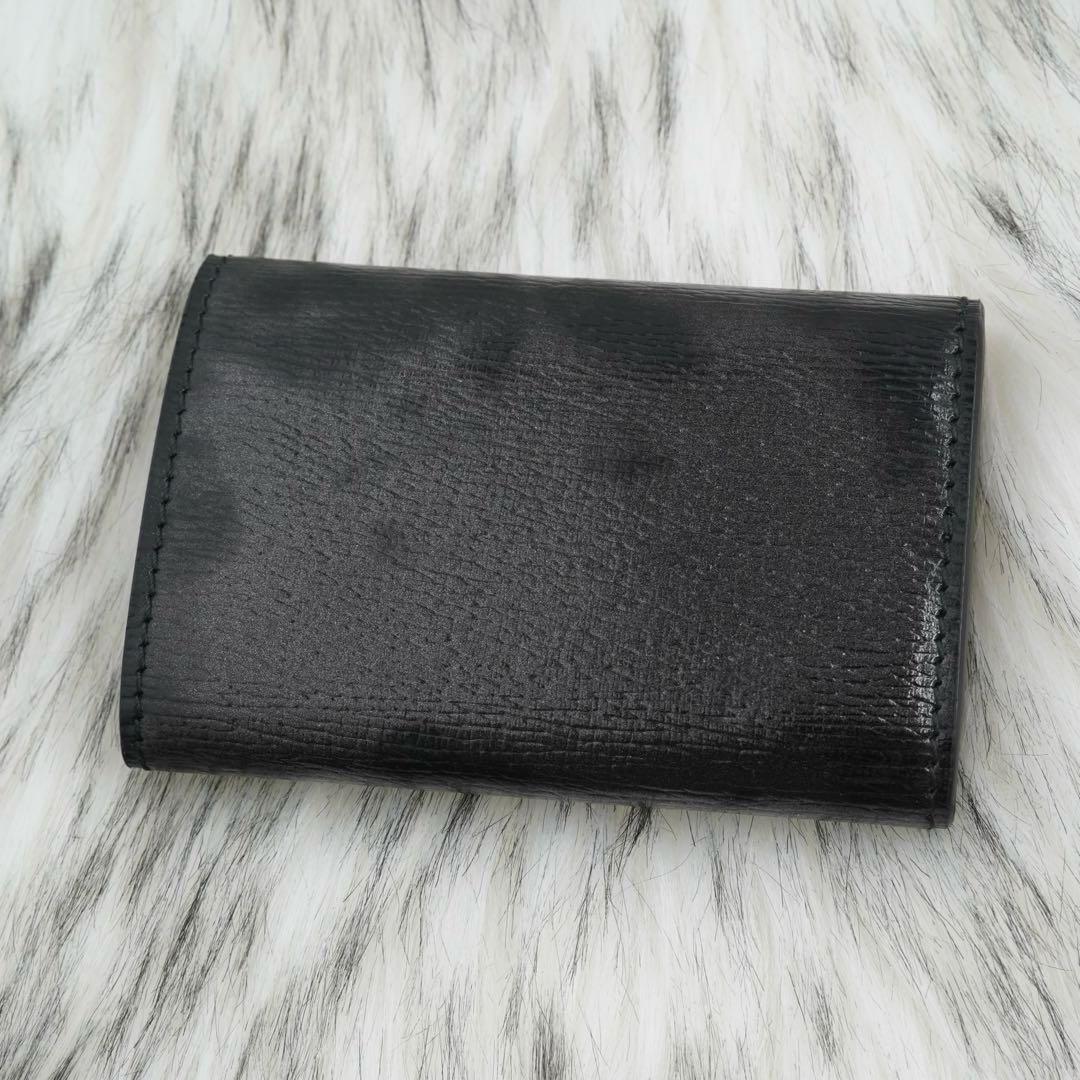 極美品　箱付き　GUCCI グッチ　キーケース　マーモント　ブラック×ピンク