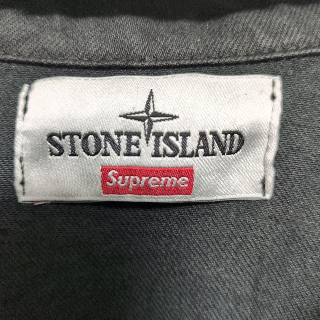 supreme stone ブラックデニム