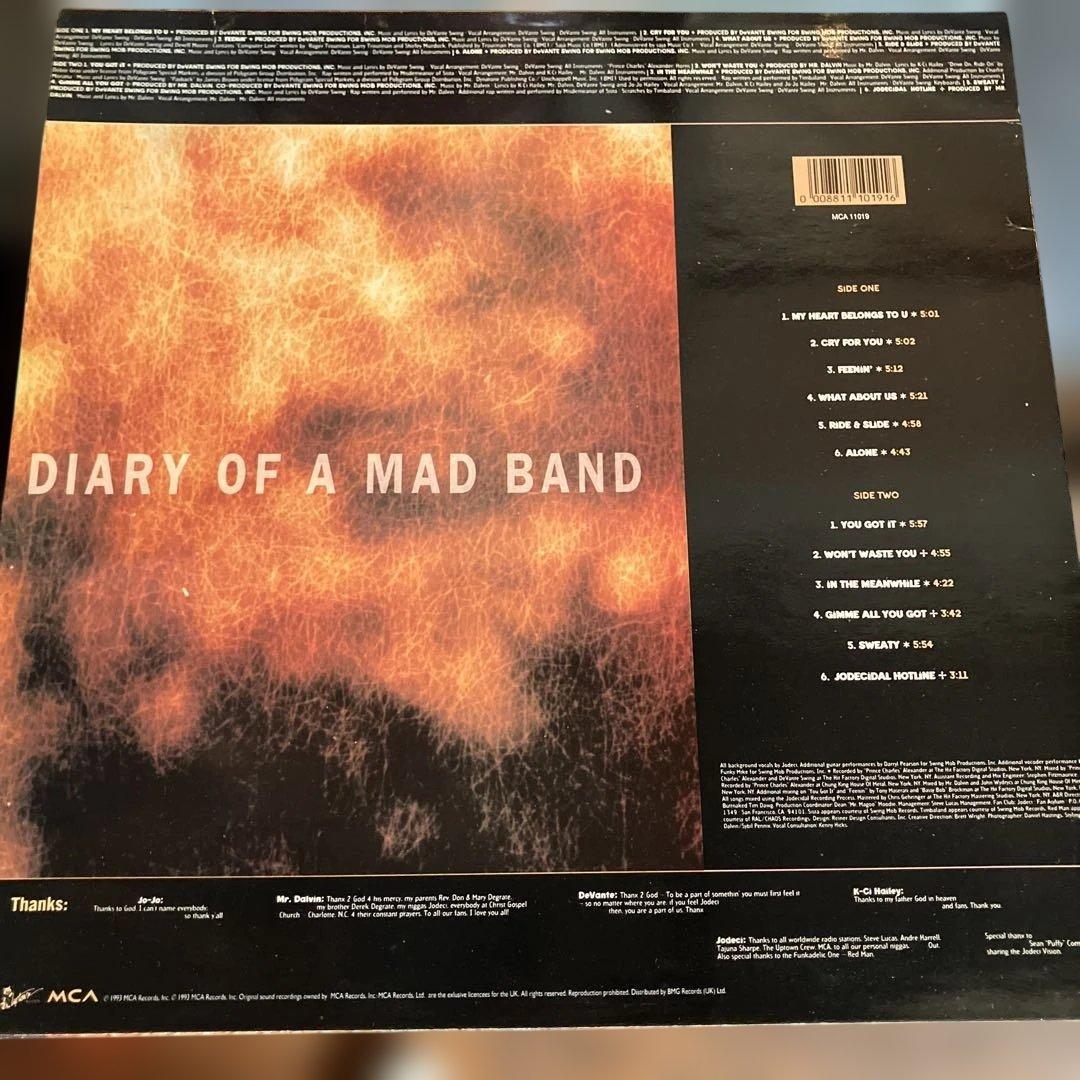 Jodeci / DIARY OF A MAD BAND アルバムレコード