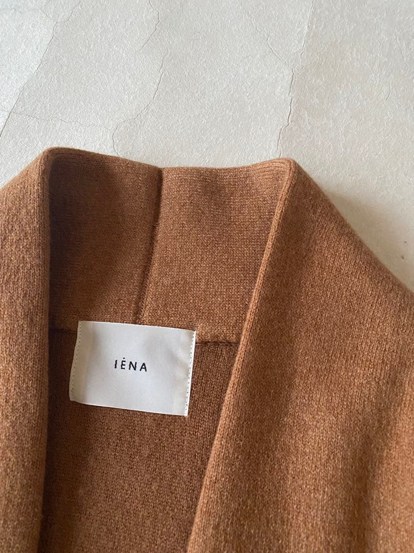 イエナ IENA ウールカシミヤニットガウンコートコーディガン