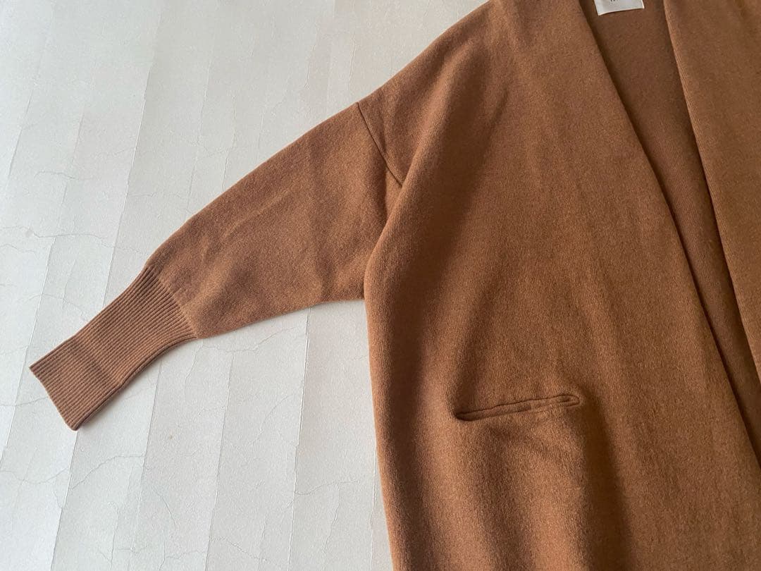 イエナ IENA ウールカシミヤニットガウンコートコーディガン