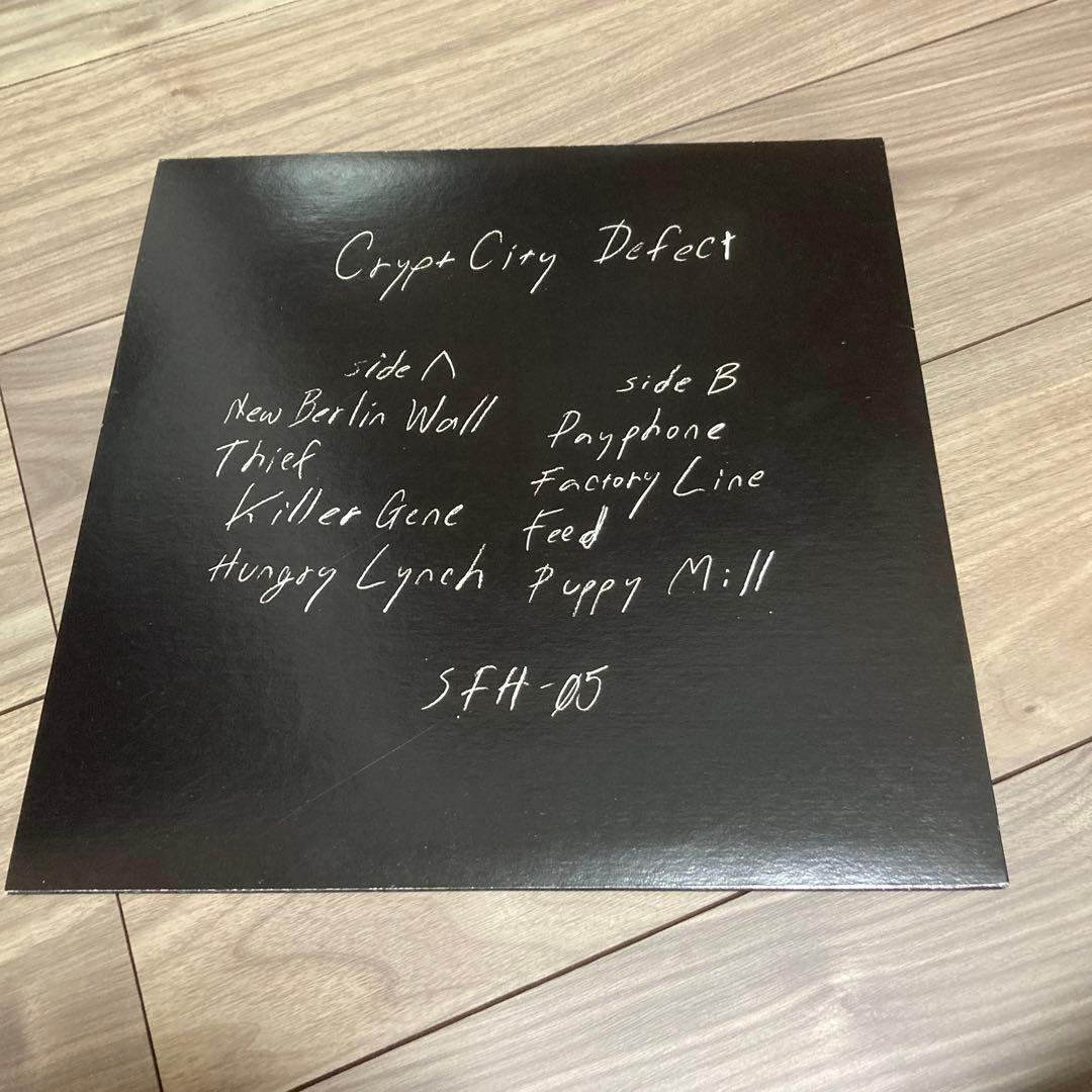 廃盤レコード　CRYPT CITY クリプトシティ DEFECT 中尾憲太郎