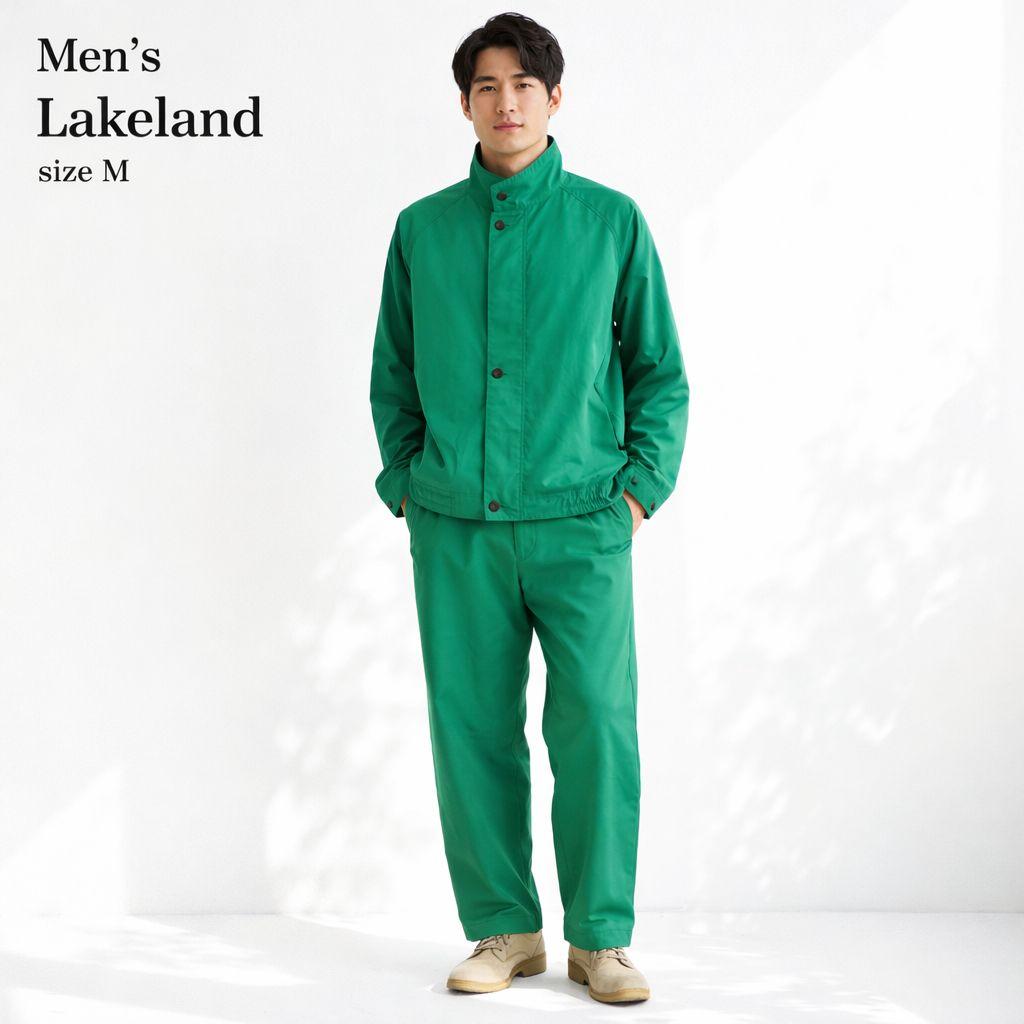 希少 美品 レイクランド Lakeland セットアップ 緑 M ゴルフ 90s