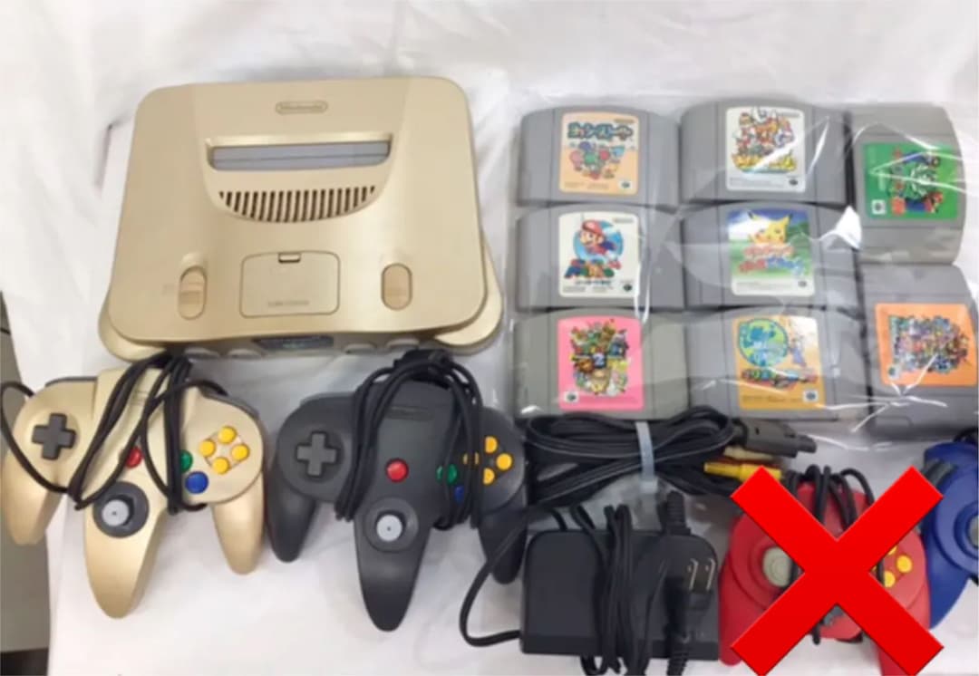ゲーム機3点&ソフト23本セット　任天堂64.ゲームキューブ.プレステ2