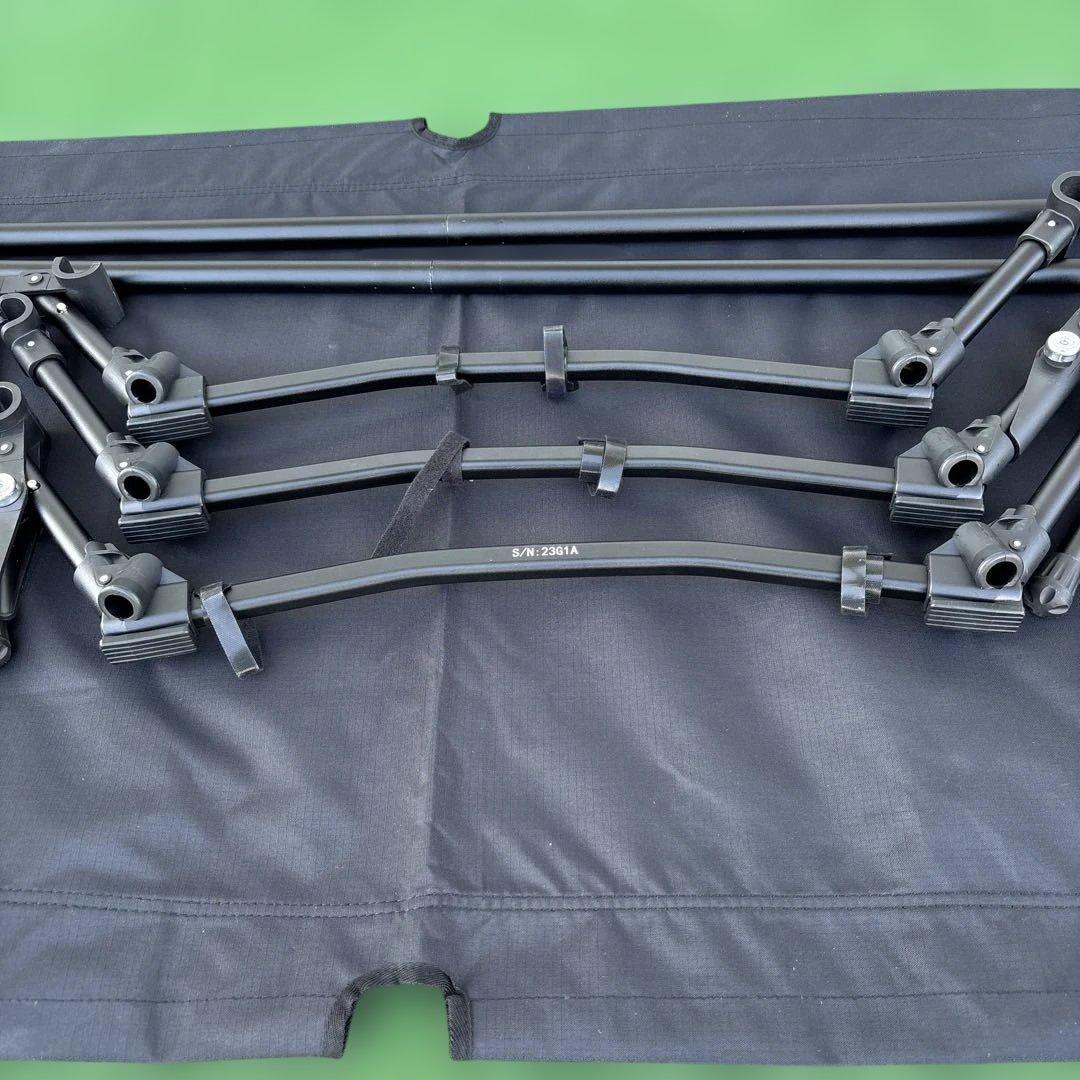 ②wolfyok outdoors コット キャンプ 2way 軽量