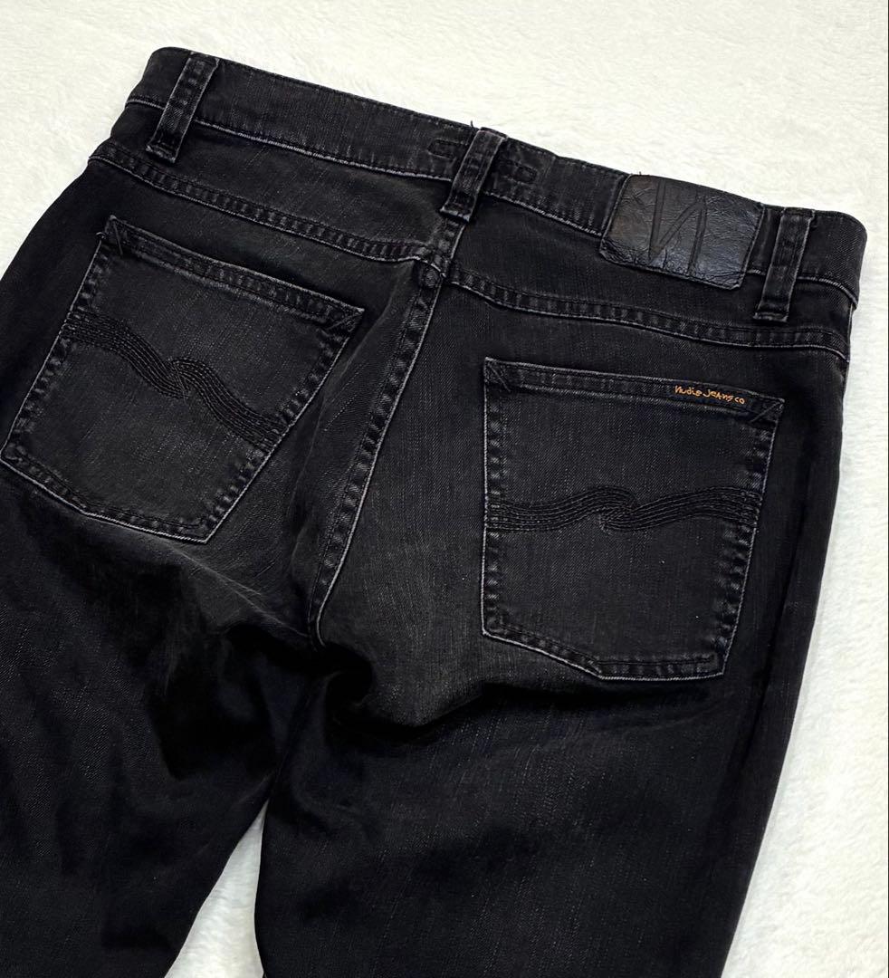 Nudie Jeans ヌーディージーンズ TIGHT TERRY ブラック