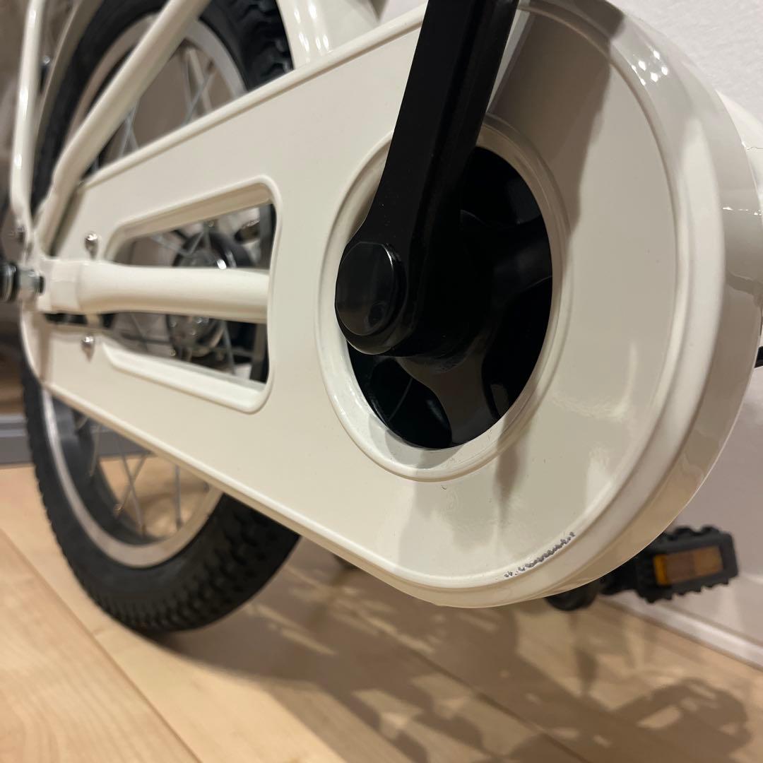 美品　引取り限定　子供用 16インチ　自転車 ホワイト bikke ブリヂストン