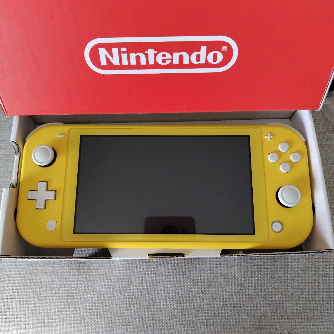 Nintendo Switch Lite イエロー 本体　箱　充電器付き