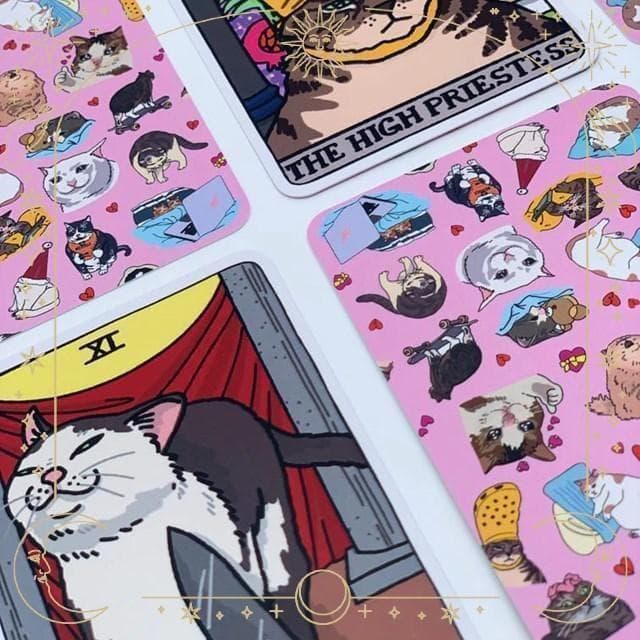 【正規品タロットカード】タイ発人気デッキ✨入手困難品✨超キュートな猫ちゃんデッキ