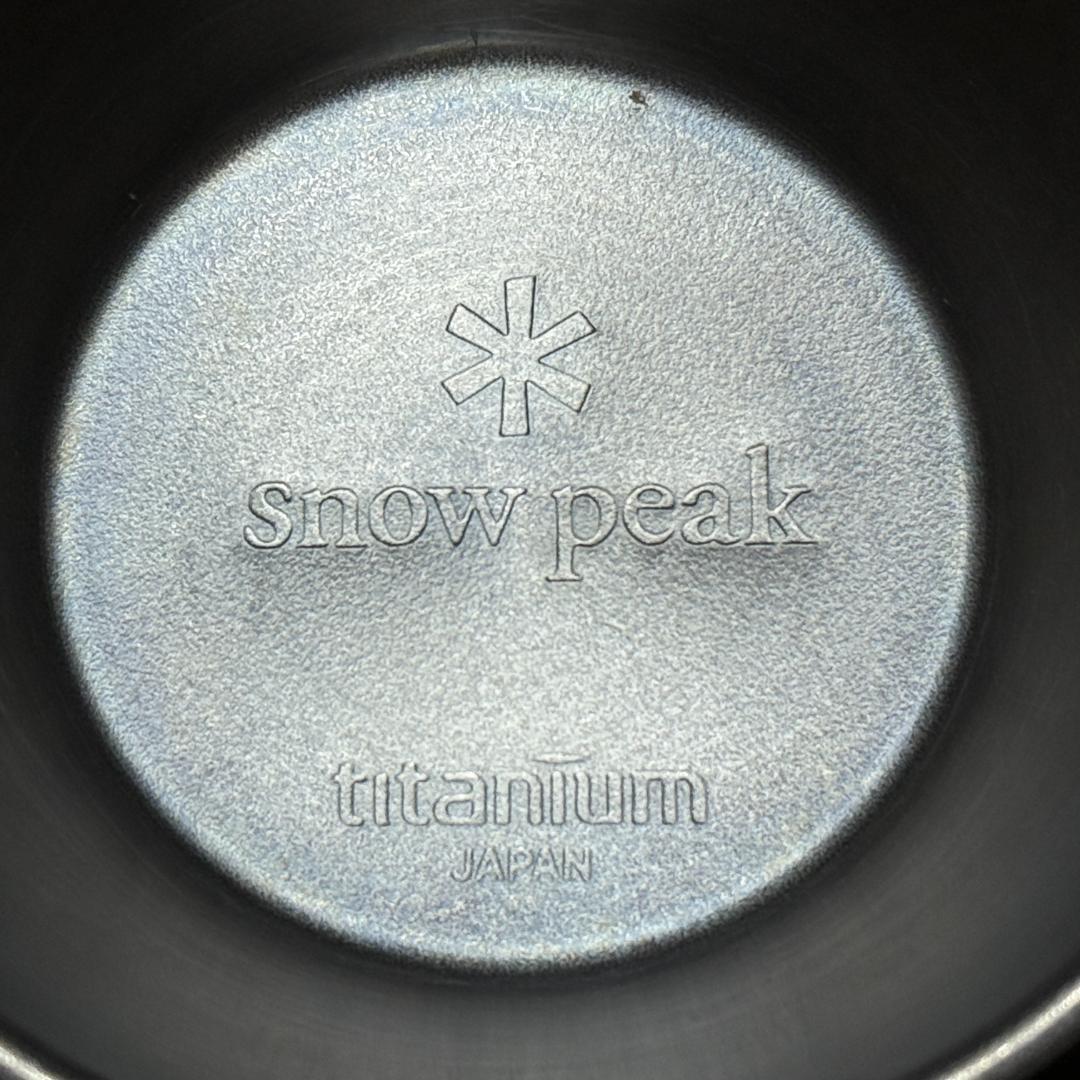 スノーピーク  peak チタンシェラカップ 4個セット