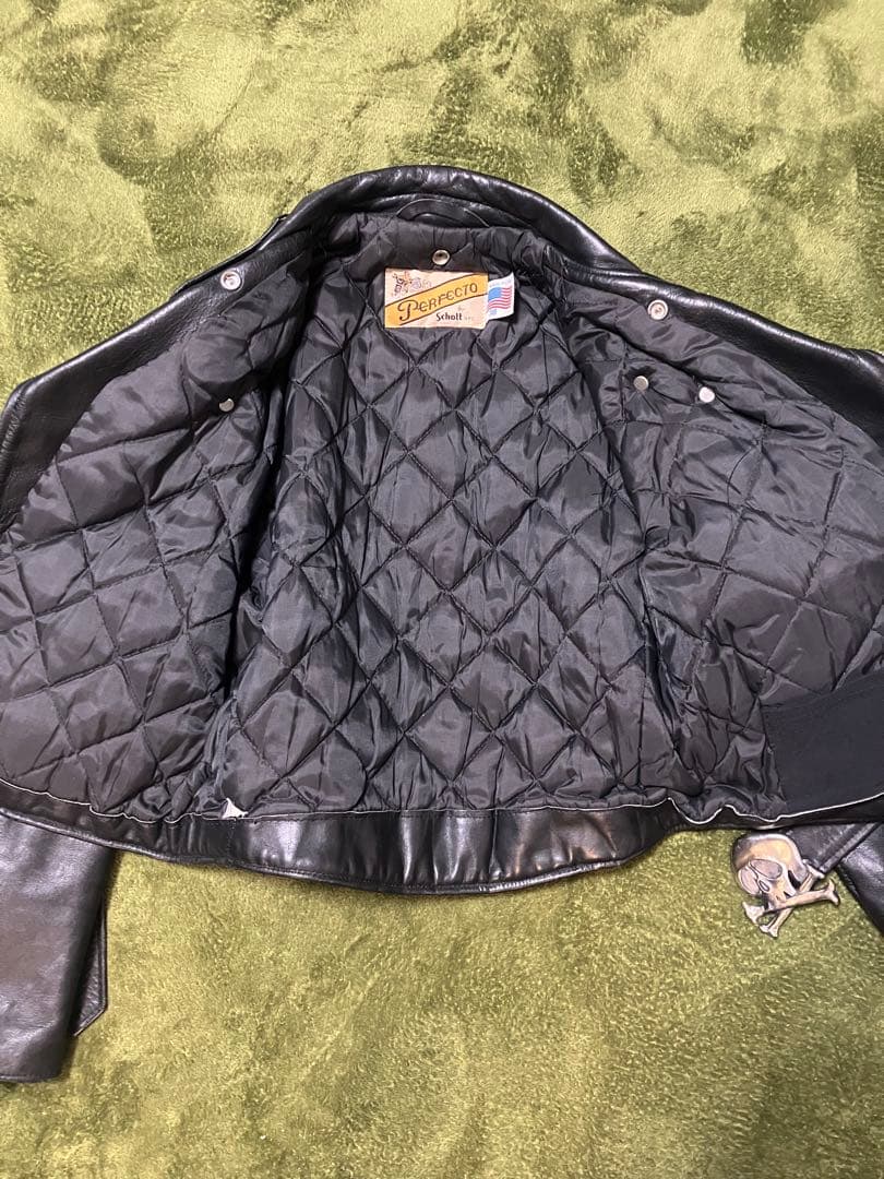 SCHOTT PERFECTO 90s USA製 ダブルライダースジャケット38