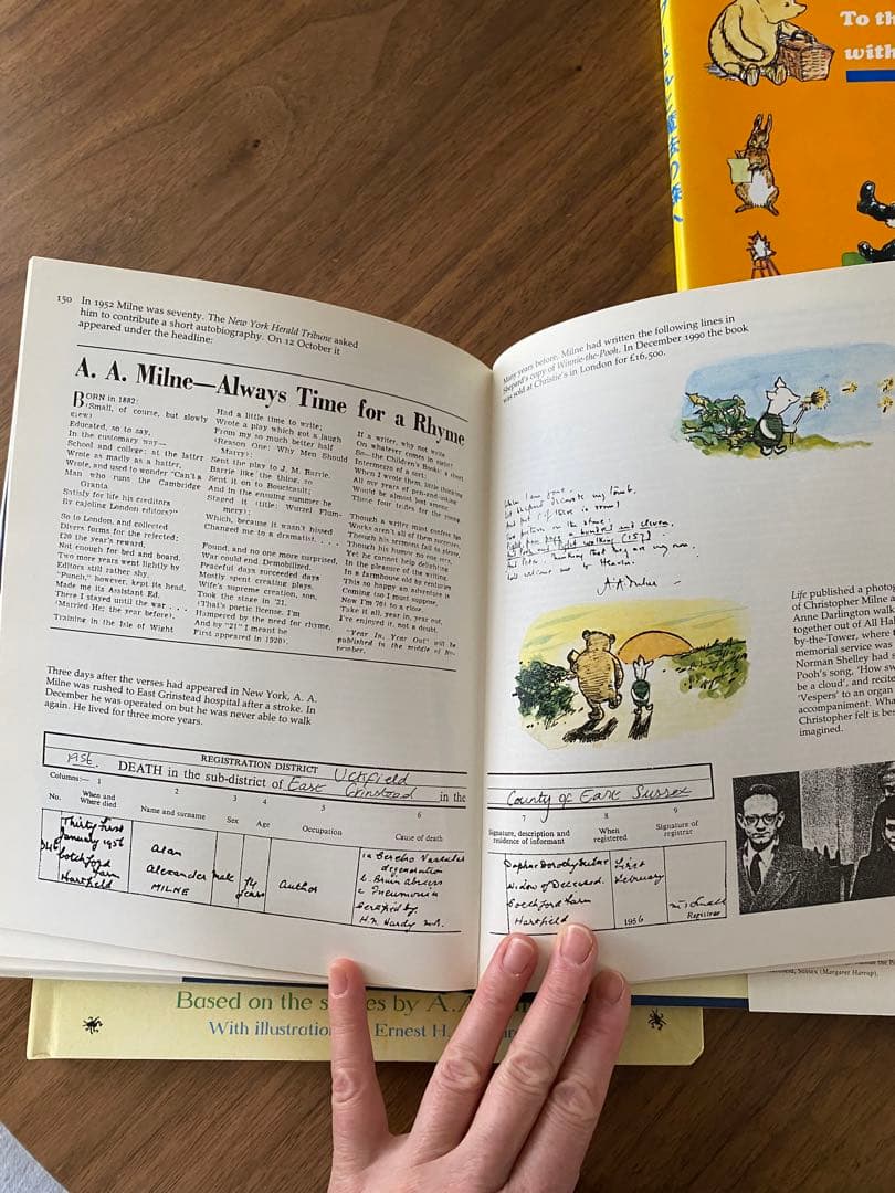 くまのプーさん　Winnie the Pooh 本　保存版
