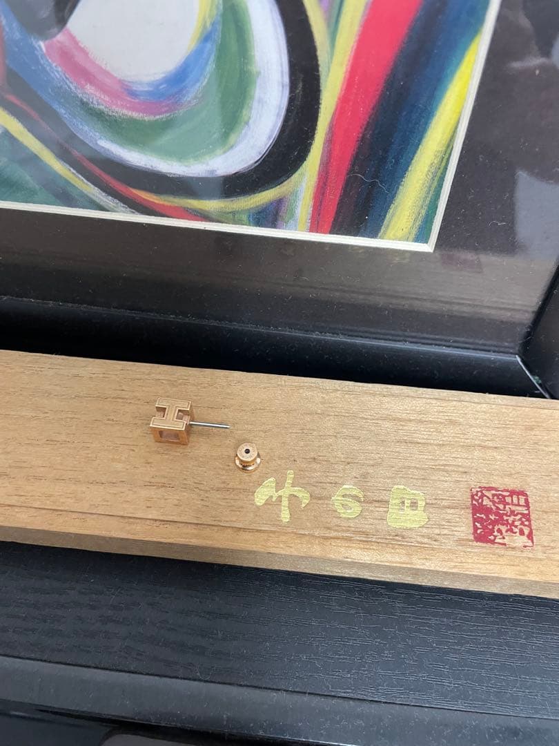 エルメス　Hキューブピアス　片耳