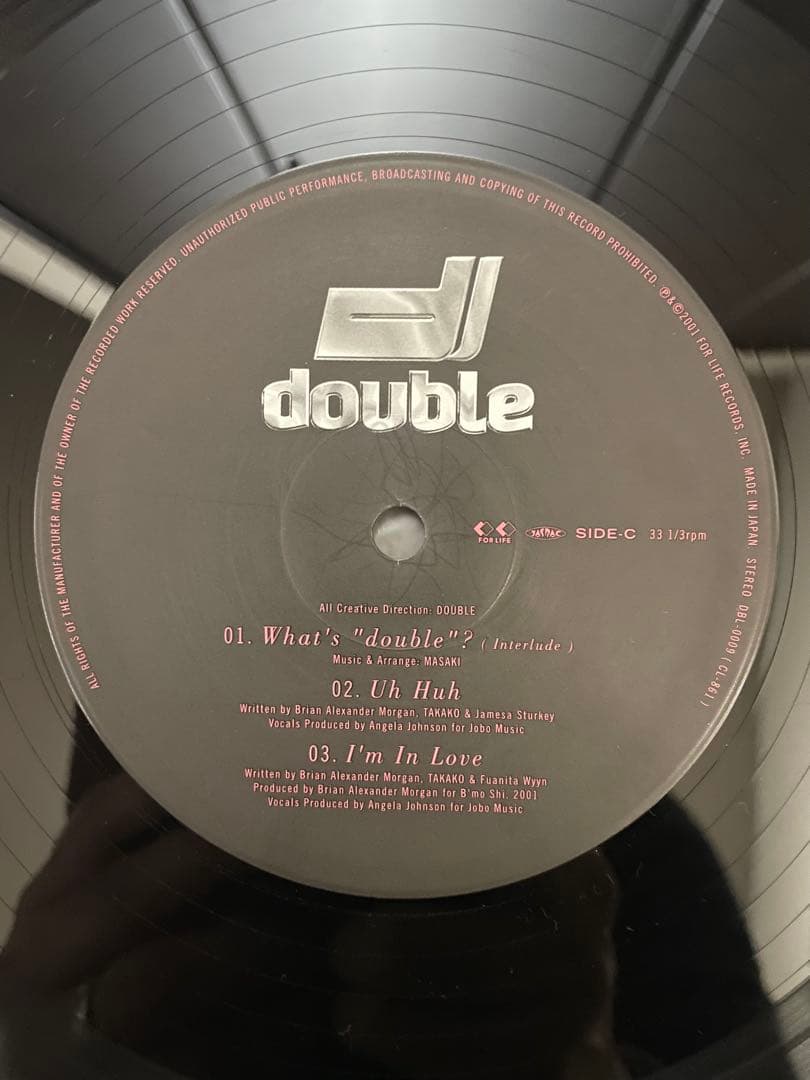 【美品】DOUBLE / double / レコード2枚組　レア盤