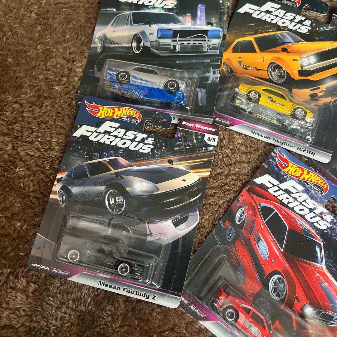 Hot Wheels FAST&FURIOUS 5台セット