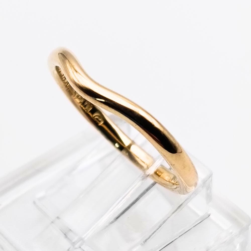 TIFFANY&Co. カーブドバンド リング 18K 8.5号 ティファニー