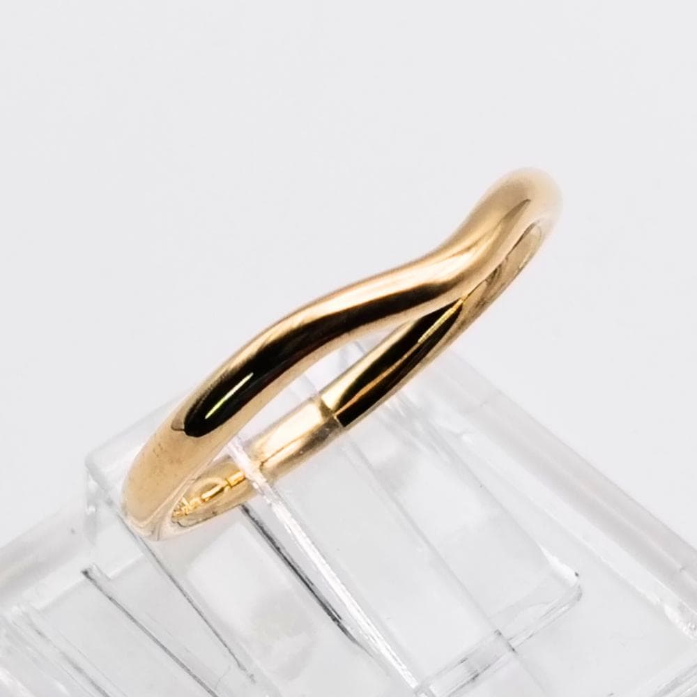 TIFFANY&Co. カーブドバンド リング 18K 8.5号 ティファニー