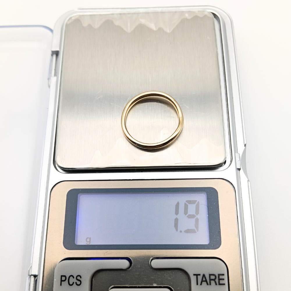 TIFFANY&Co. カーブドバンド リング 18K 8.5号 ティファニー