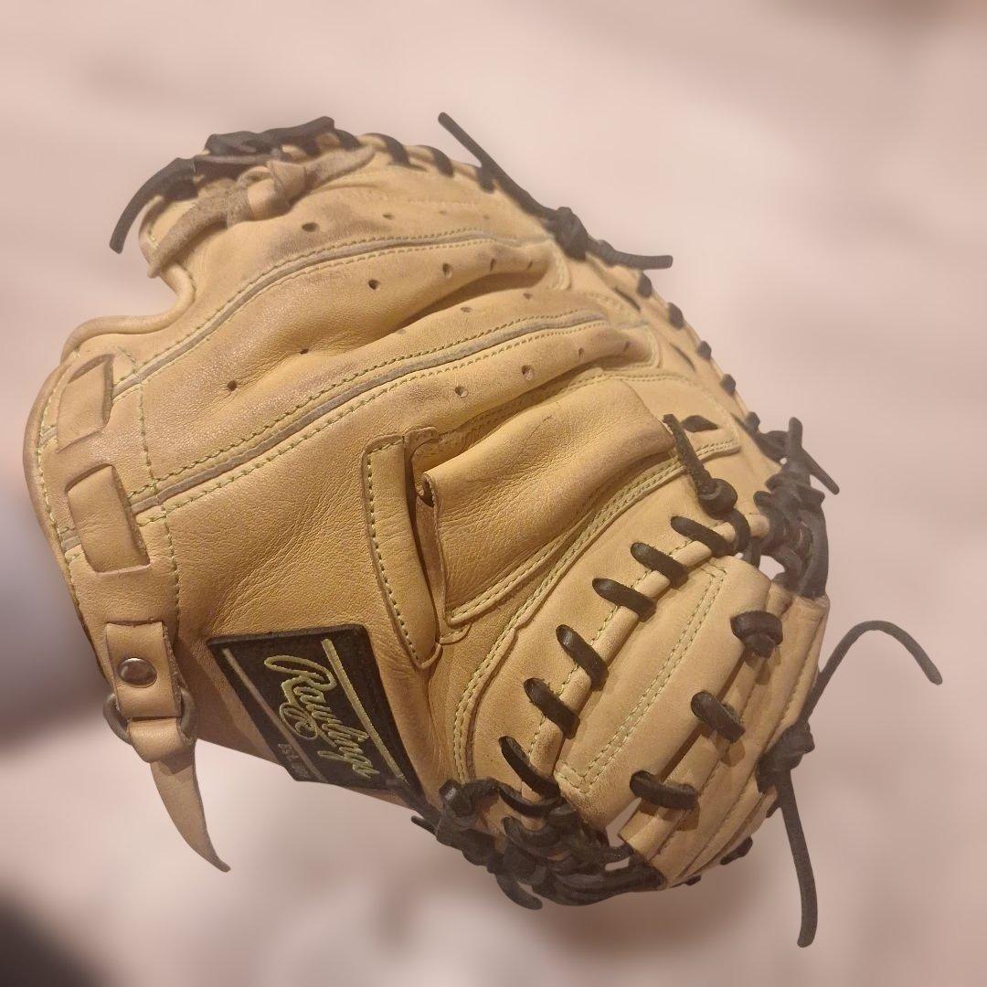 Rawlings 少年野球キャッチャーミット キャメル(4～6年向き高学年用)