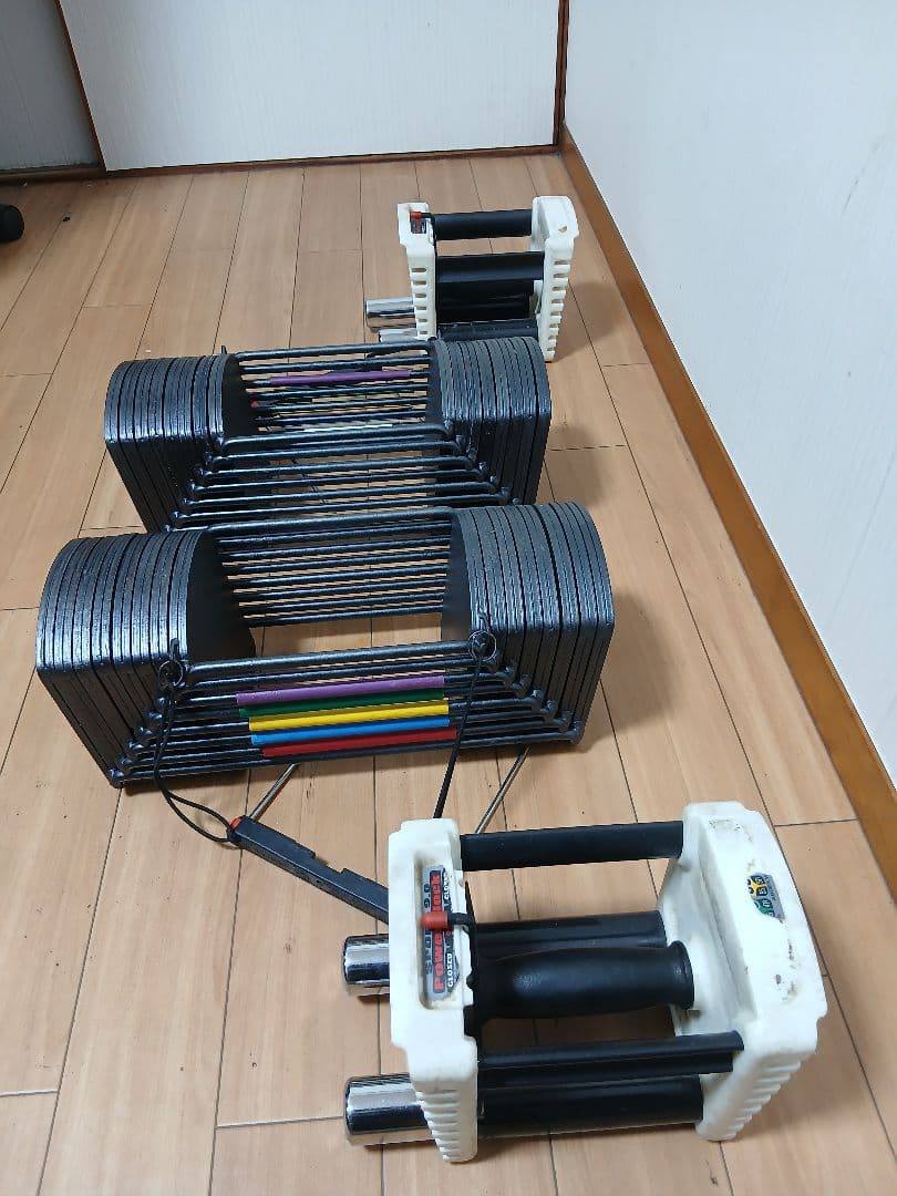②POWERBLOCK パワーブロック 可変式ダンベル 41Kg×1個