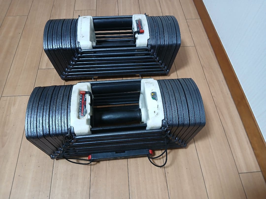 ②POWERBLOCK パワーブロック 可変式ダンベル 41Kg×1個