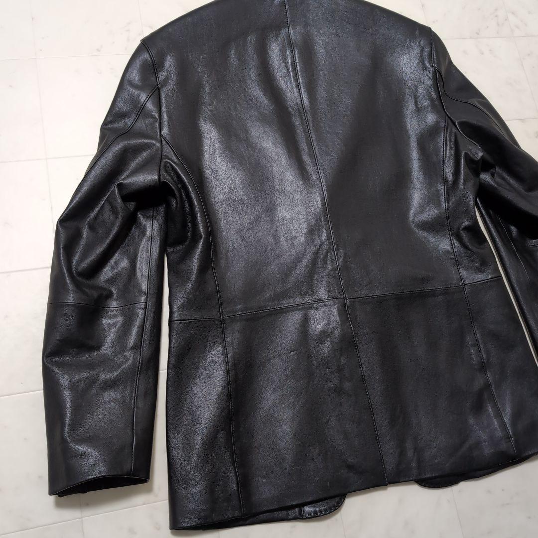 新品 2023年作品 JOSEPH ABBOUD レザーテーラードジャケット
