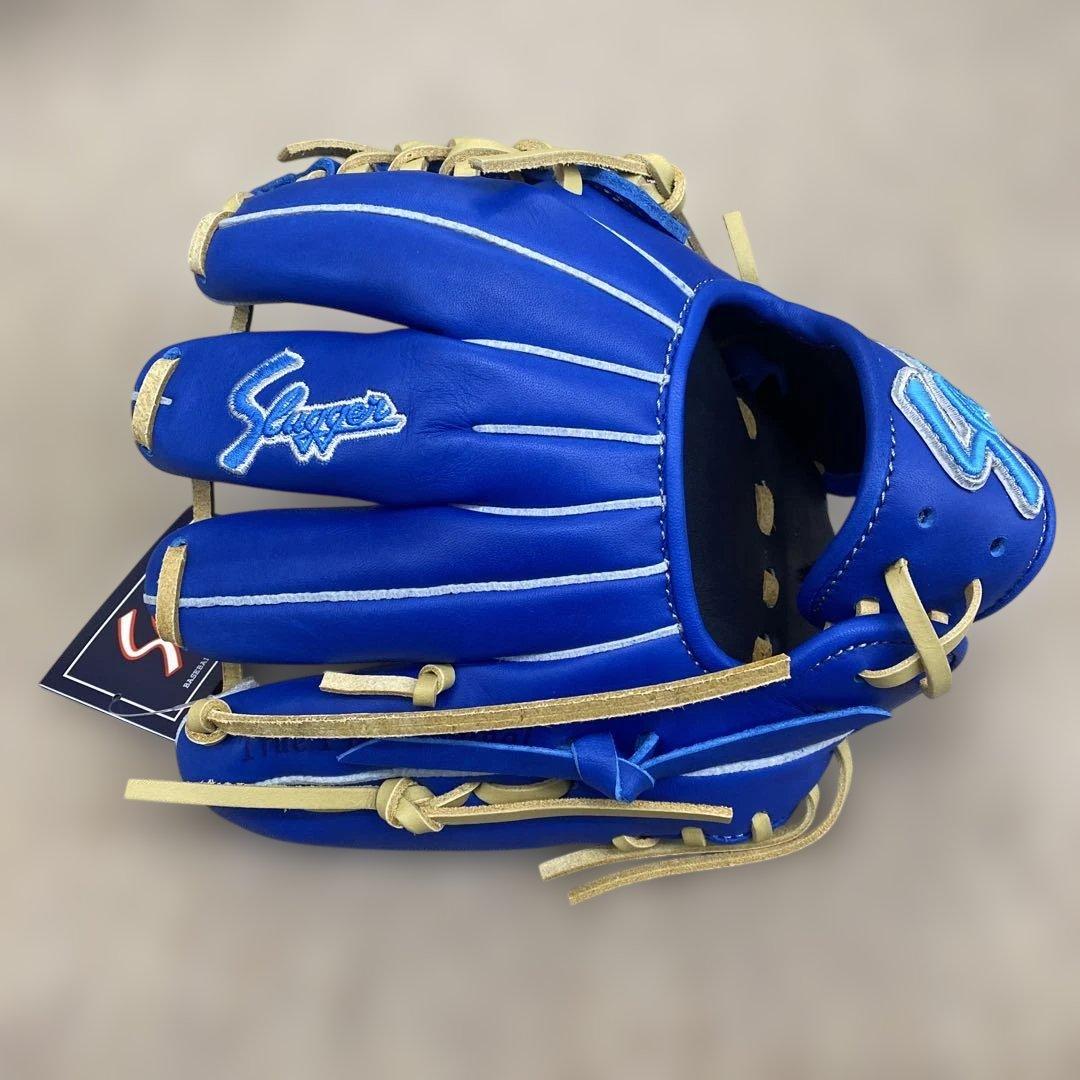 限定　久保田スラッガー KSN-J7 少年軟式グローブ 右投げ用 青