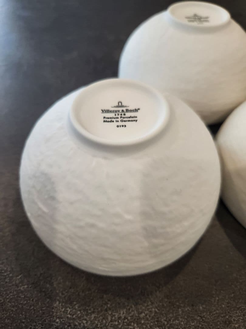 Villeroy & Boch ロックブラン スープボウル ×3つセット