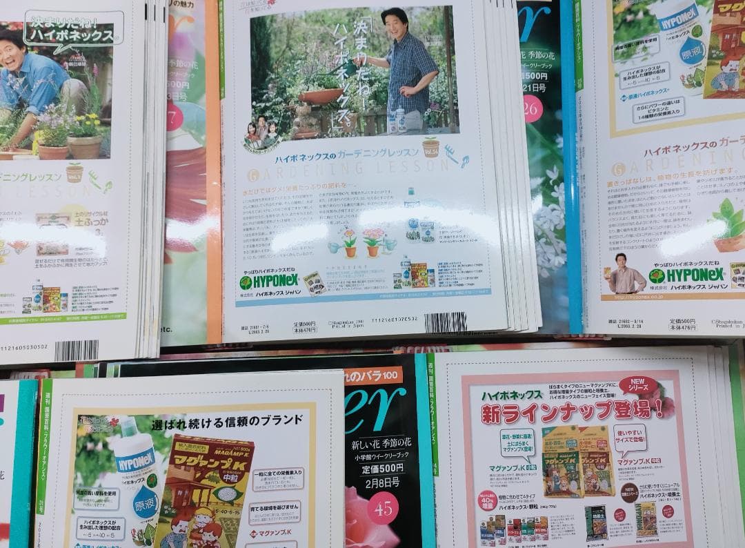 Flower Oasis 全5巻セット52冊　週刊・園芸百科　小学館