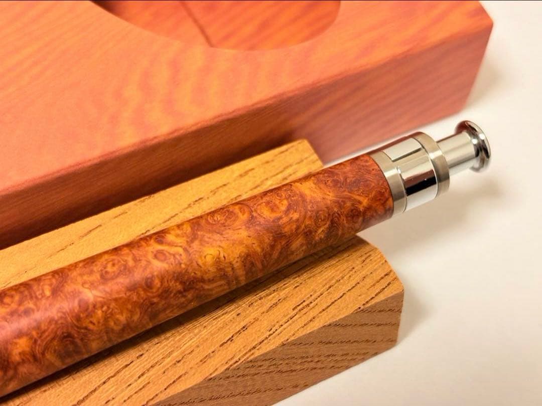 【新品未使用】工房楔 花梨こぶ杢 シャープペンシル 0.5mm ペンシル楔