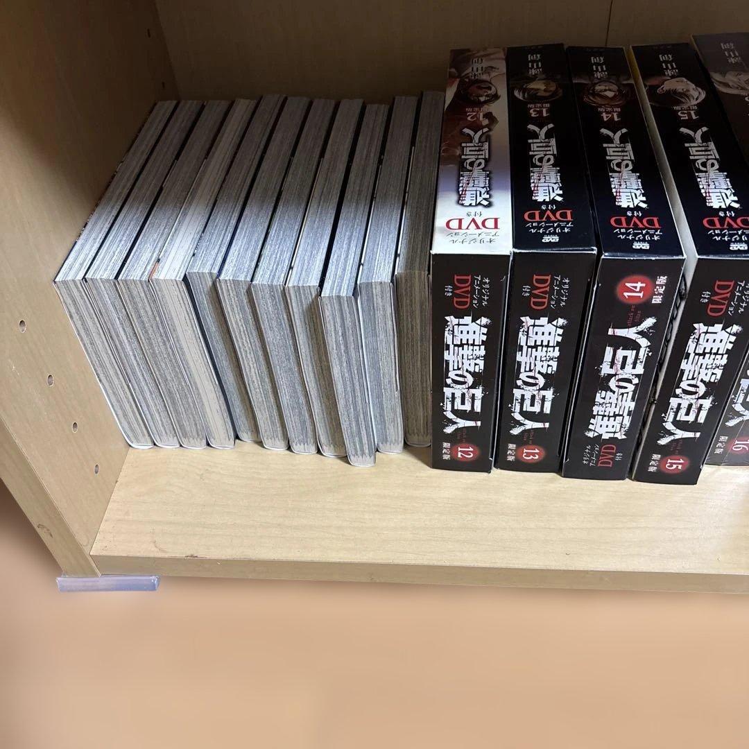 進撃の巨人 全巻セット DVD付き