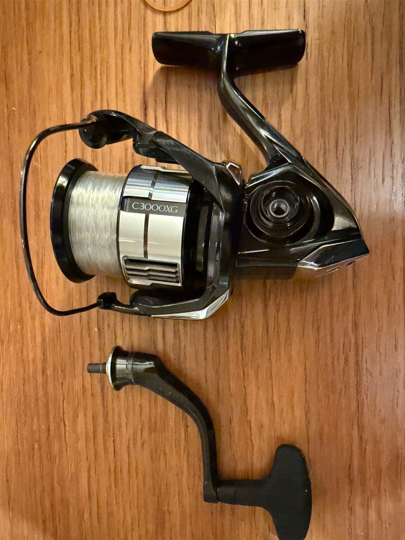 シマノ 23ヴァンキッシュ C3000XG 替スプール、夢屋ハンドルノブ付
