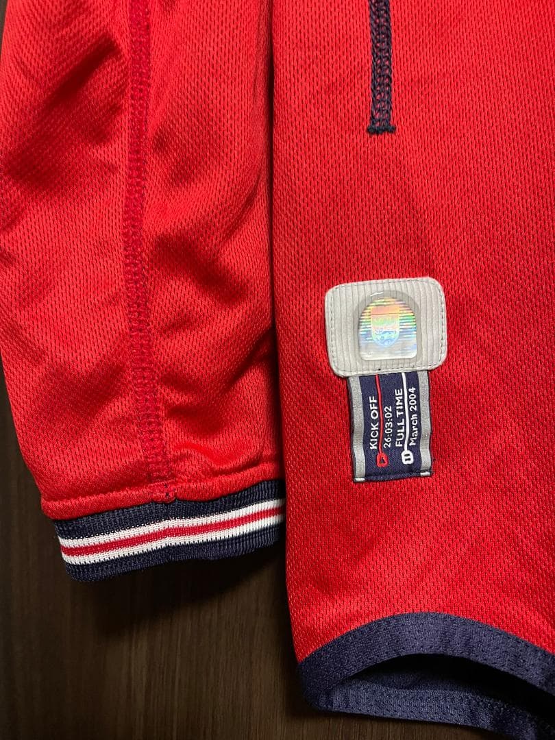 イングランド代表 Beckham ベッカム 両面着用 日韓ワールドカップ 中古