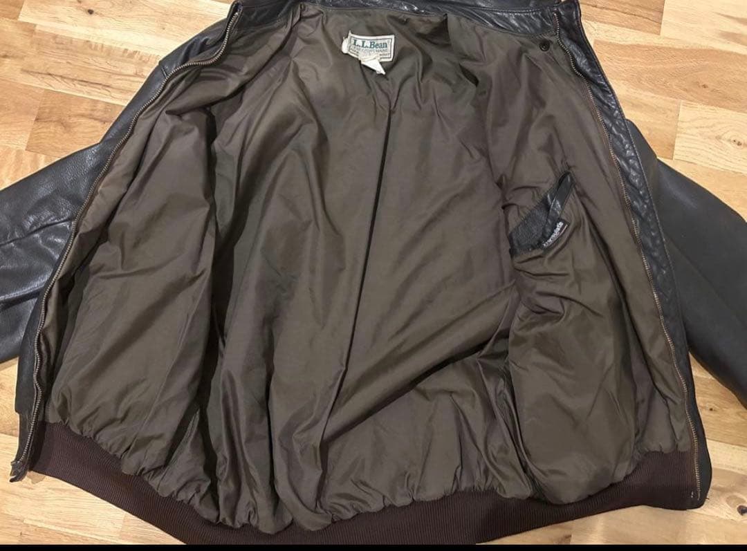 L.L.Bean A-2フライトレザージャケット USA製　70s 80s