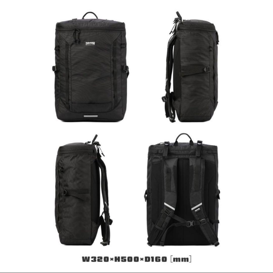 スラッシャー ランニングプッシュ リュック 30L 黒　ブラック　リュックサック