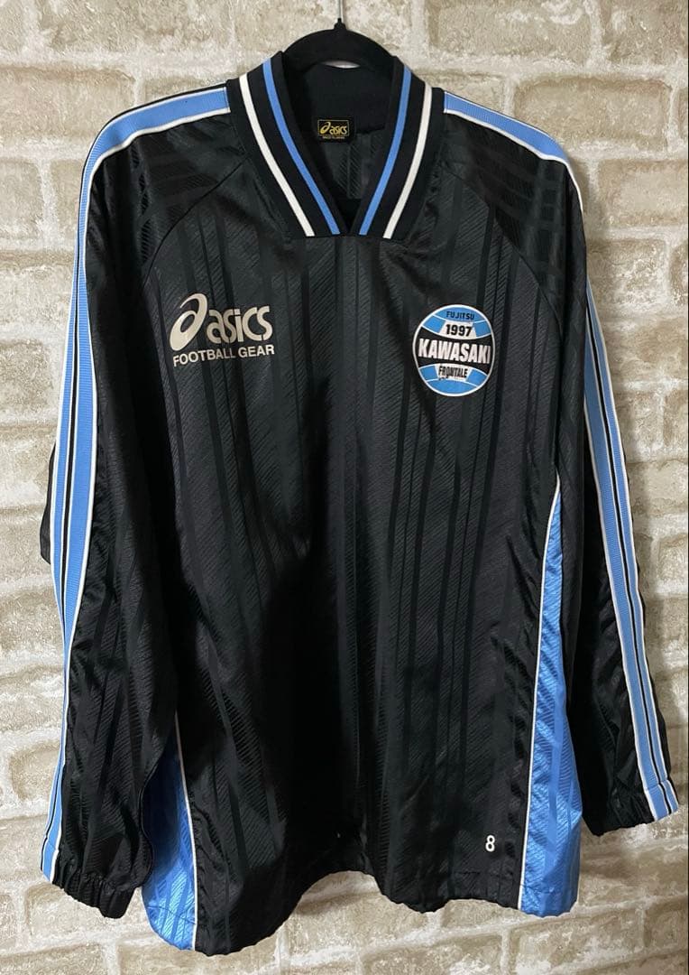 ビンテージ　90s Jリーグ　asics メンズXL セットアップ　上下セット