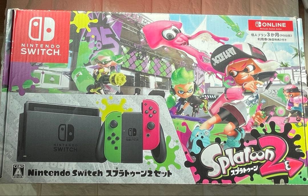 Nintendo Switch スプラトゥーン2セット／不具合あり・ソフト付き