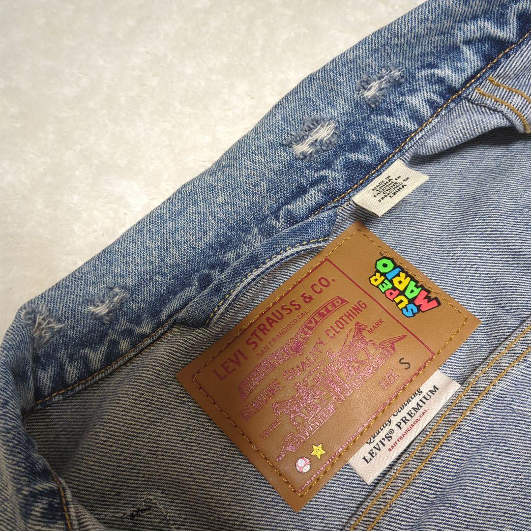 週末セール美品☆希少☆Levi's スーパーマリオデニムジャケット S