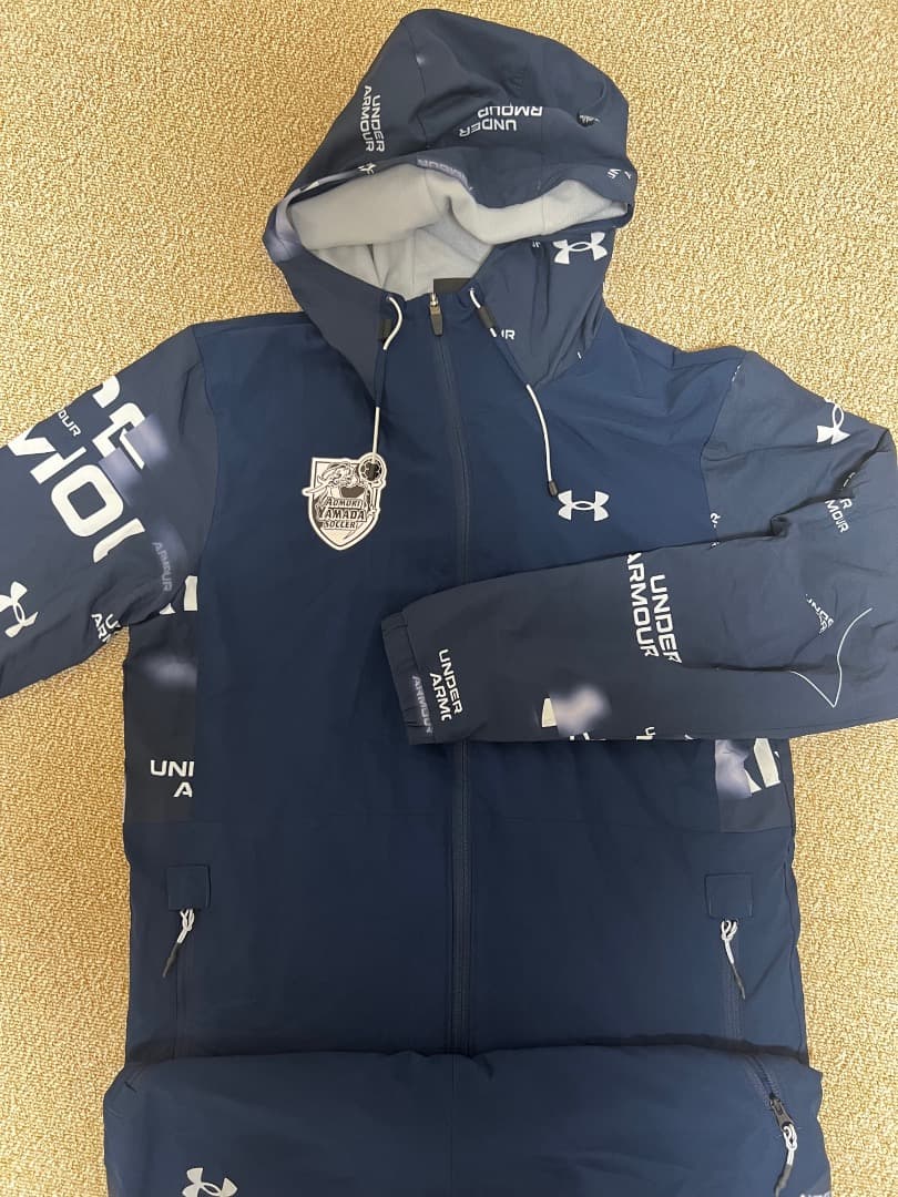 有名選手着用　青森山田　ジャージ上下　サイズM 番号入り　underarmour