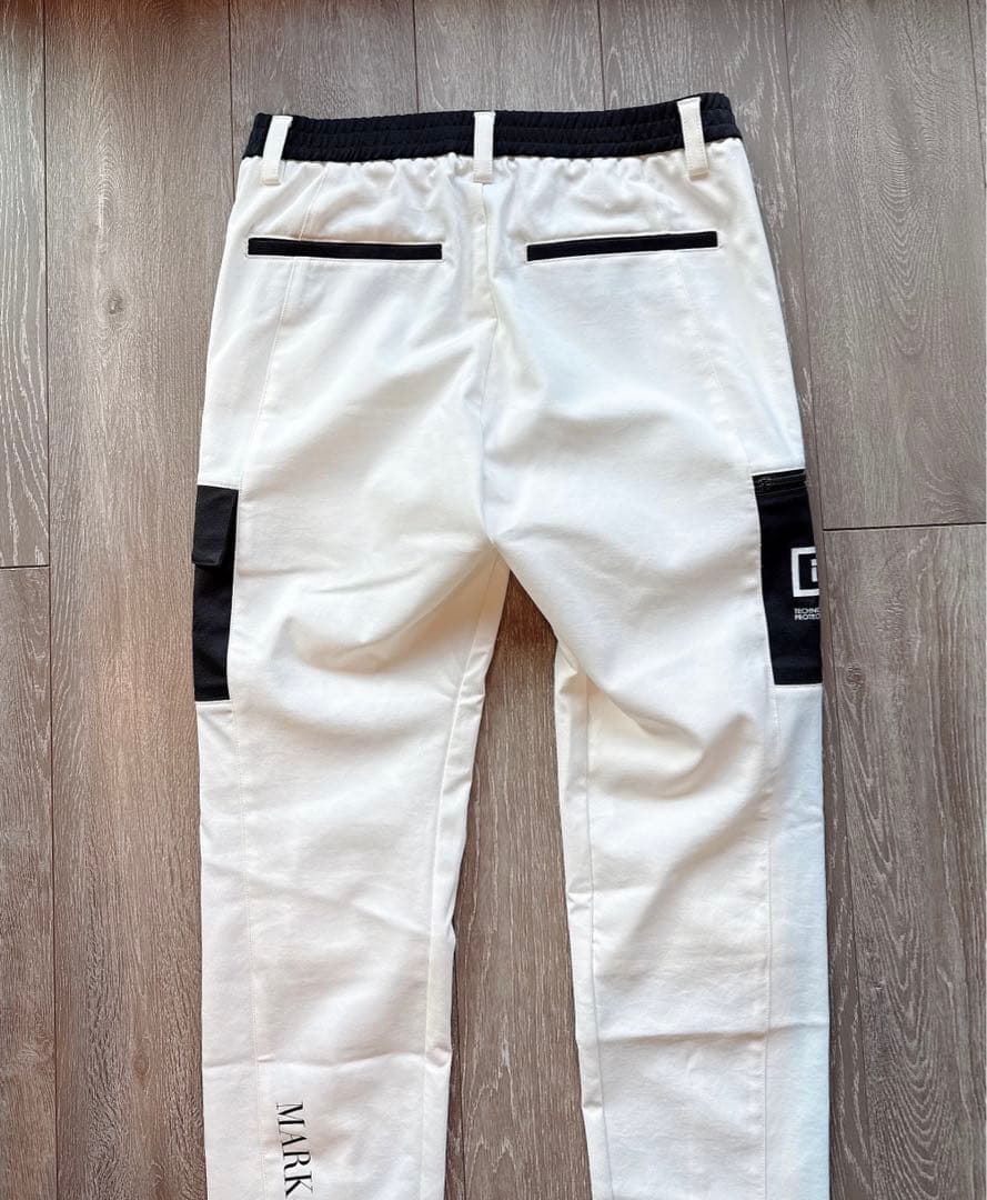 【美品】MARK&LONA パンツ ボトムス 白 CODE スウェット