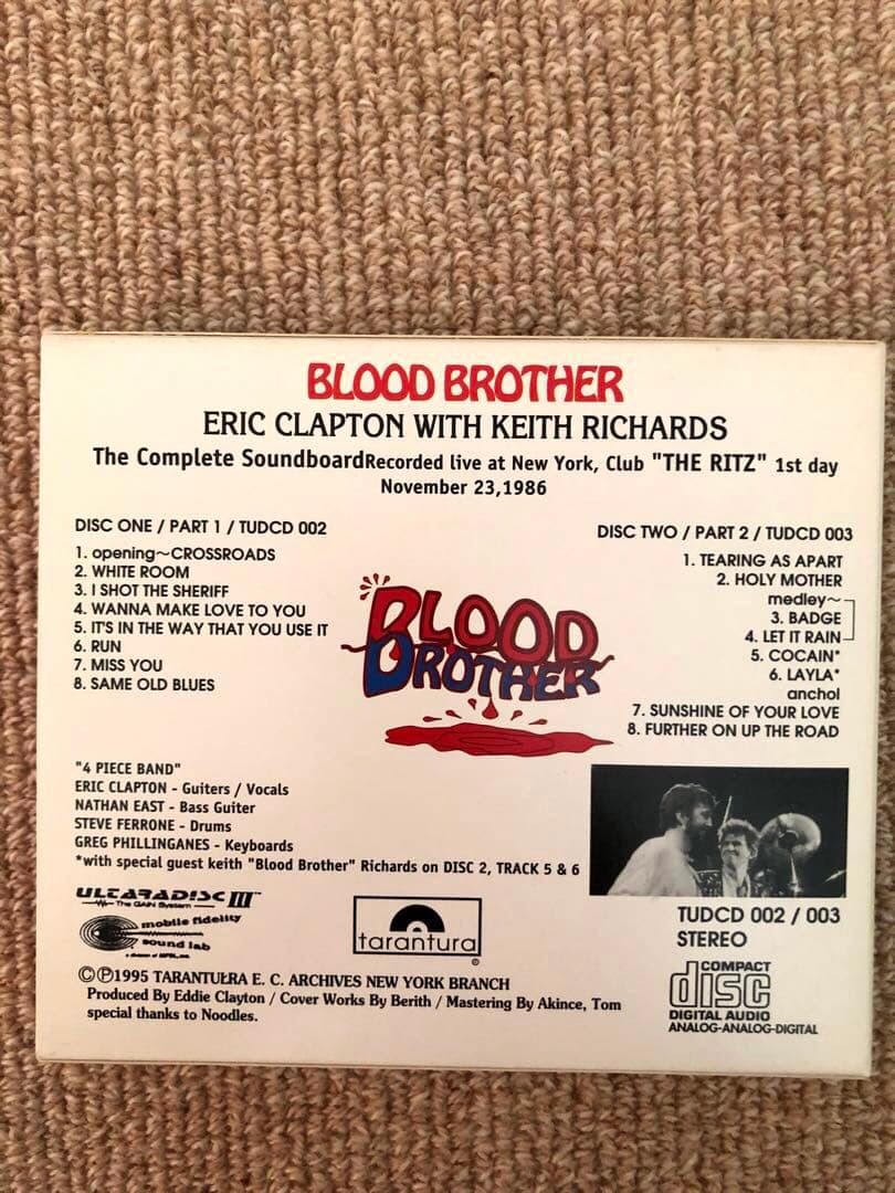 洋楽 ERIC CLAPTON BLOOD BROTHER