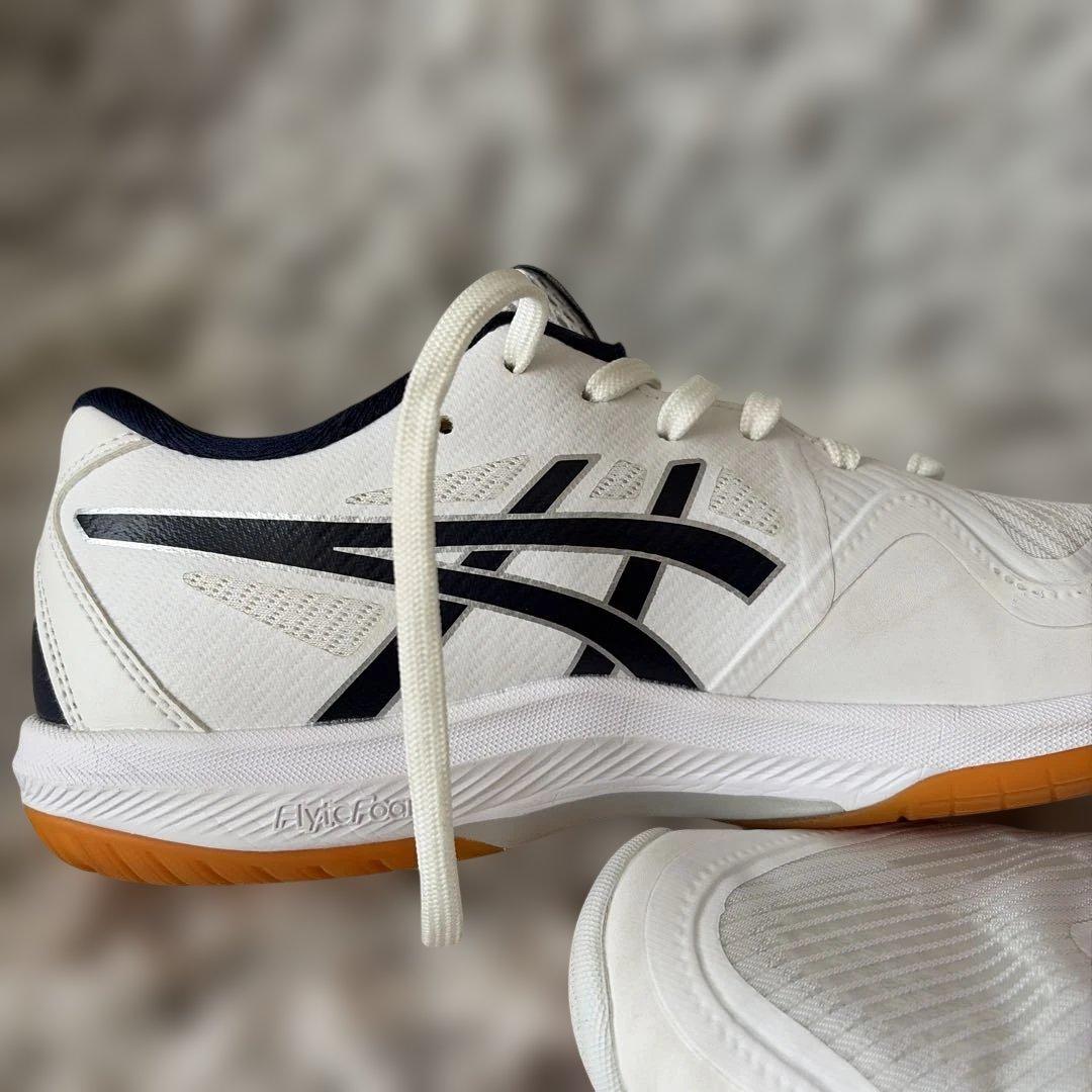 美品 26㎝ JAPAN ASICS ローテ ジャパンライト ホワイトネイビー