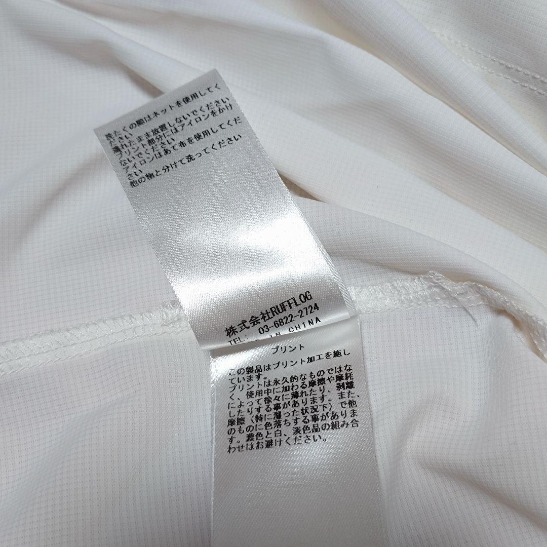 S ラフロッグ RUFFLOG ゴルフ レディース シャツ ホワイト 半袖