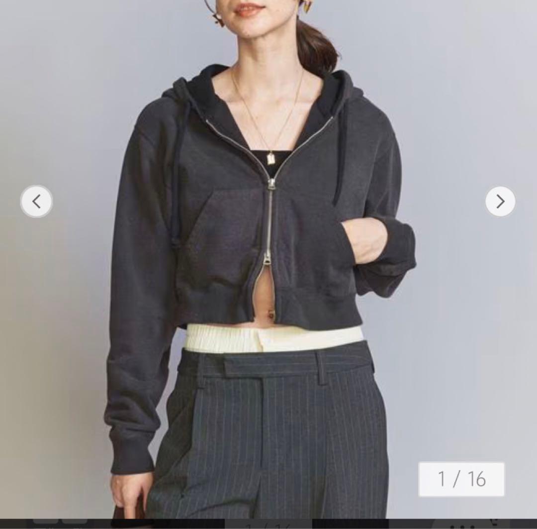 N*e様 美品 INSCRIE BE&Y別注ヴィンテージ風ジップアップ ショート