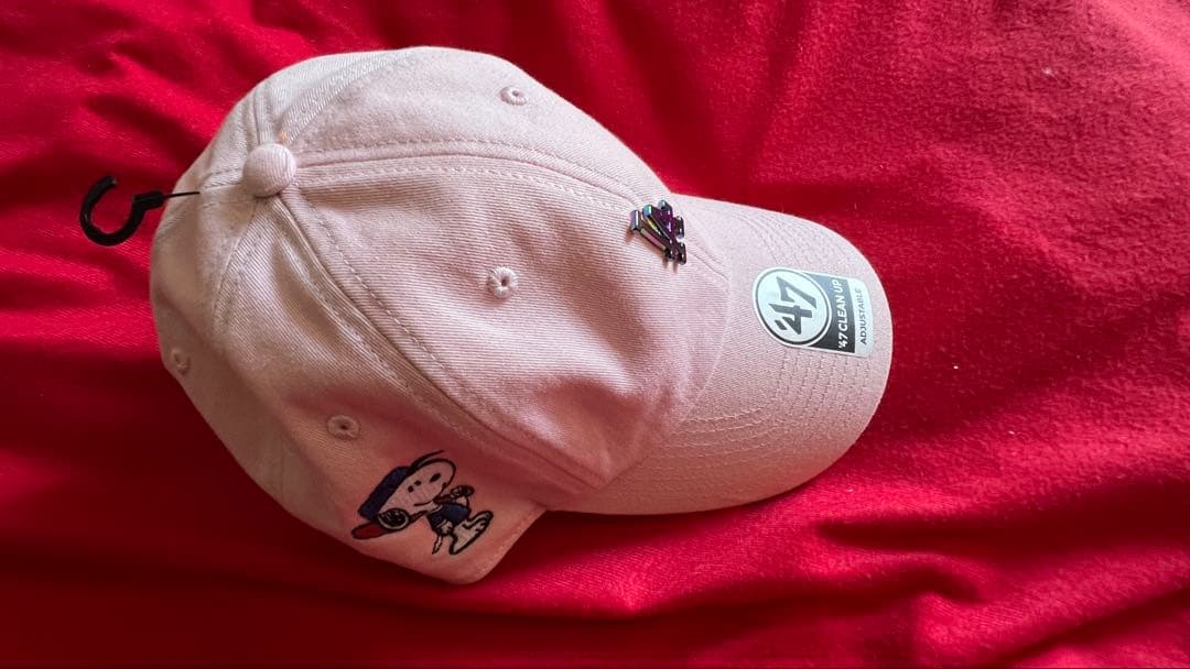 ☆新品☆キャップ　ドジャース　ピンク　スヌーピー ピーナッツ